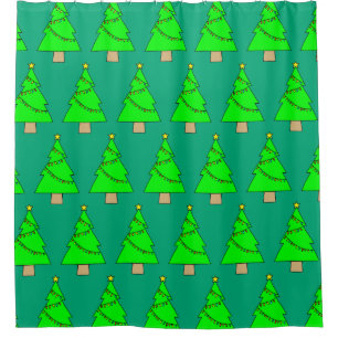 Christmas Tree Shower Curtain