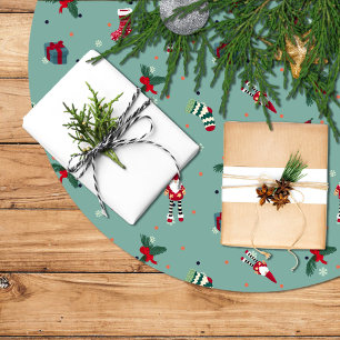 Christmas Tree Skirt Santa Claus