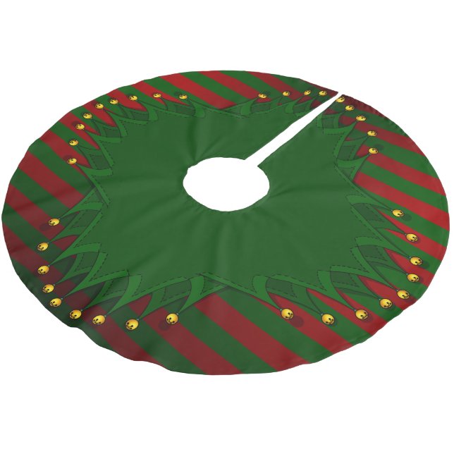 Christmas Tree Skirts Santa's Elf Tree Skirts (Angled)