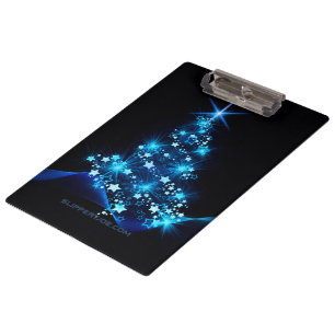 Christmas Tree SlipperyJoe stars sparkling lights Clipboard