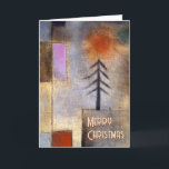 Christmas Tree - Small fir picture - Paul Klee - Card<br><div class="desc">Small Fir Tree - Christmas Tree - Merry Christmas - Christmas card based on Small fir picture (1922) painting by Paul Klee. Modern art Christmas Card. Abstract Art Christmas Card. This digital image of the artwork has been carefully enhanced to improve brightness and contrast and to reduce the effects of...</div>