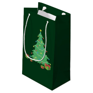 Christmas Tree Small Gift Bag