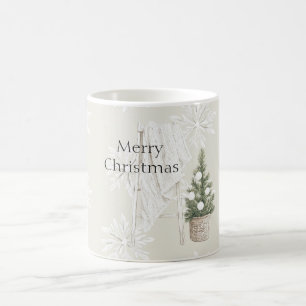 Christmas Tree Snowflakes Blanket Ladder Coffee Mug