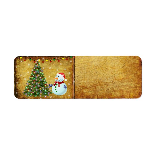 Christmas Tree Snowman (Front)