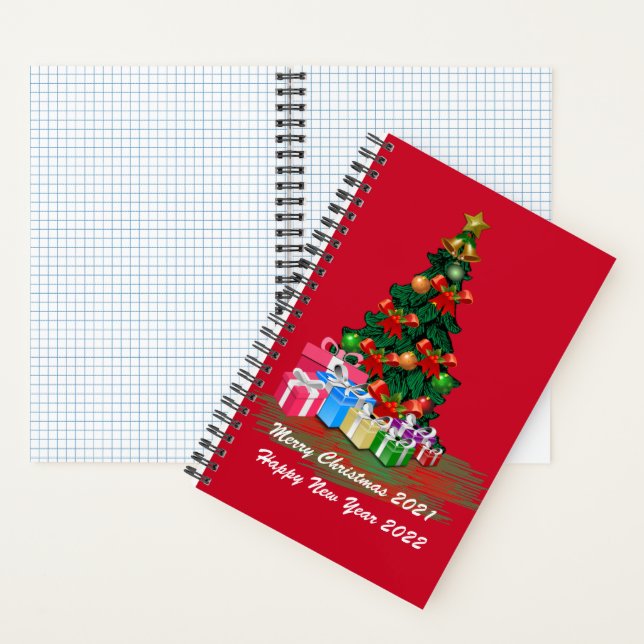 Christmas Tree Spiral Notebook (Inside)