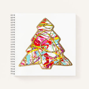 Christmas Tree Square Notebook