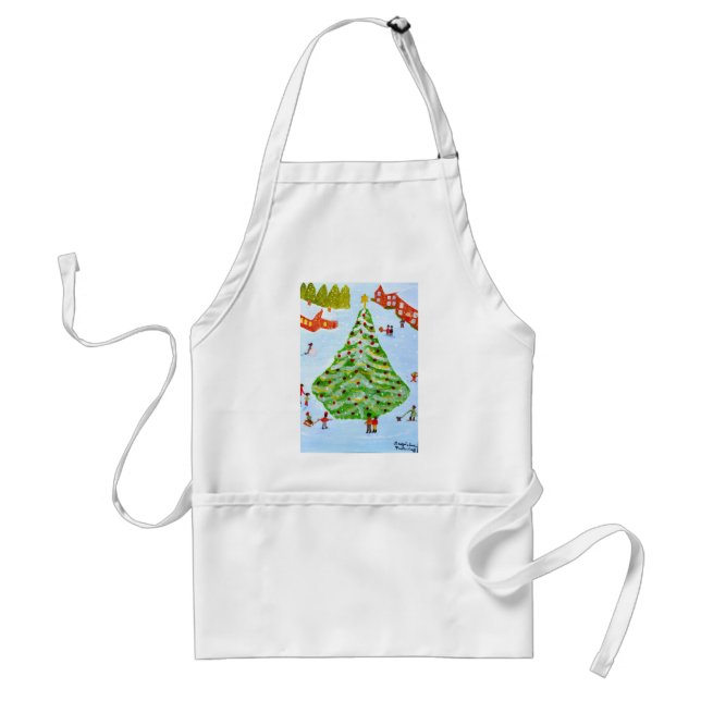 Christmas Tree Standard Apron (Front)
