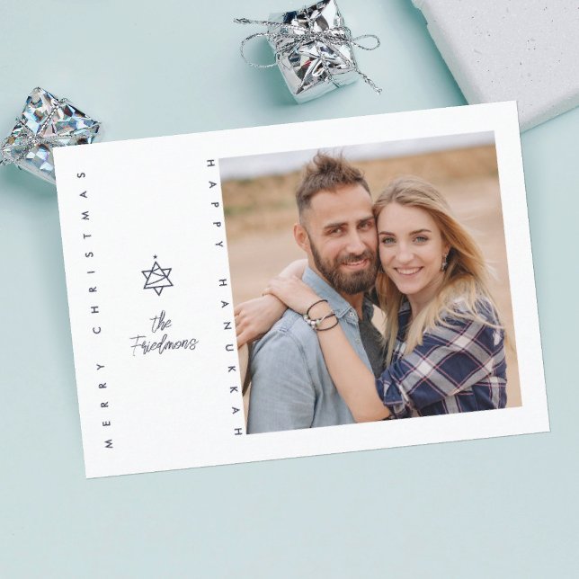 Christmas Tree Star of David Holiday Card (Creator Uploaded)