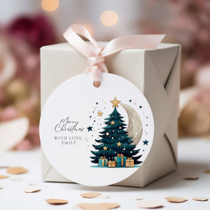 Christmas Tree Stars The Moon Favour Tags