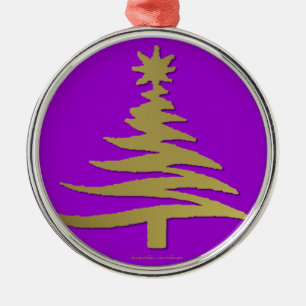 Christmas Tree Stencil Gold Metal Tree Decoration