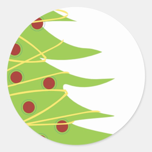 Christmas Tree Sticker (Front)