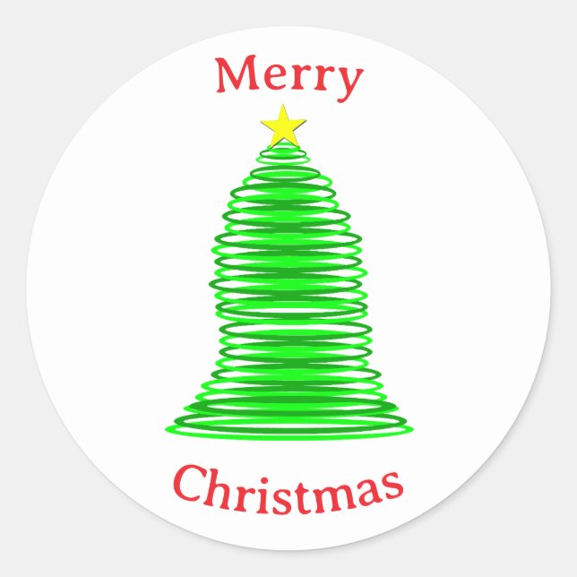 Christmas Tree Sticker (Front)