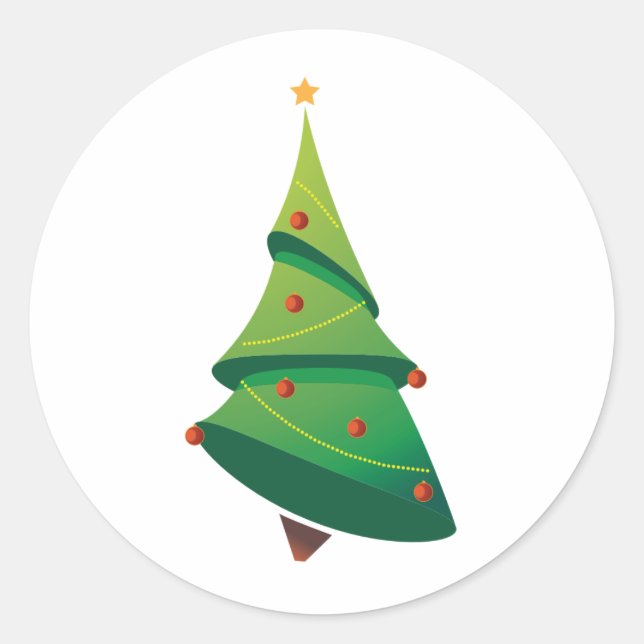 Christmas Tree Sticker (Front)