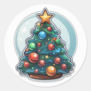  Christmas Tree Sticker 