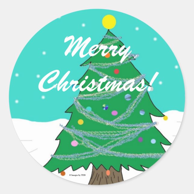 Christmas Tree stickers (Front)
