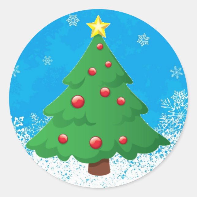 Christmas Tree Stickers (Front)