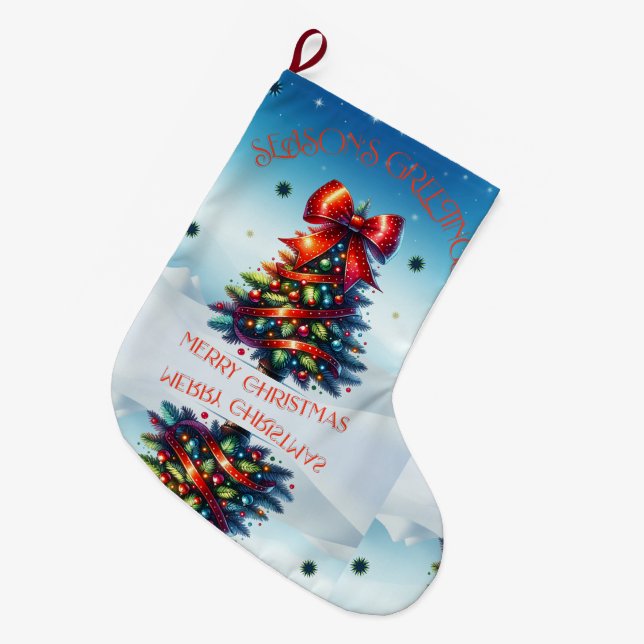 CHRISTMAS TREE STOCKING STYLEDBYTRREAL (Front (Hanging))