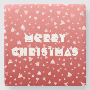 Christmas Tree Stone Coaster