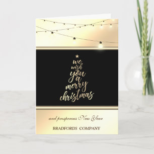 Christmas Tree,String Lights Company Holiday Card