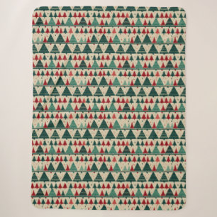 Christmas Tree Sweater Knit Traditional Pattern 2 Sherpa Blanket