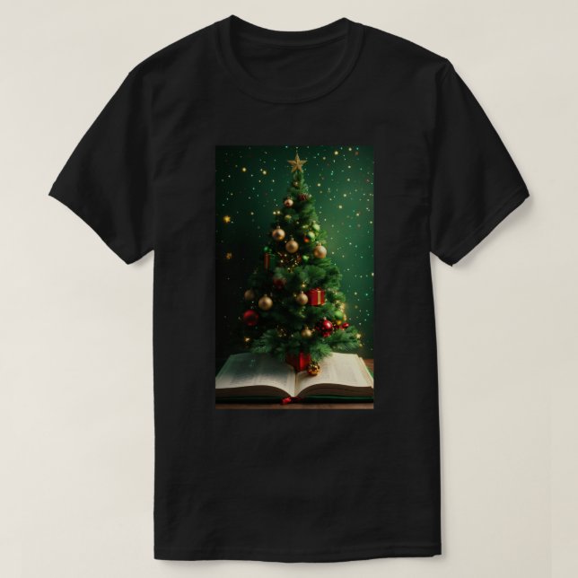 Christmas Tree. T-Shirt (Design Front)