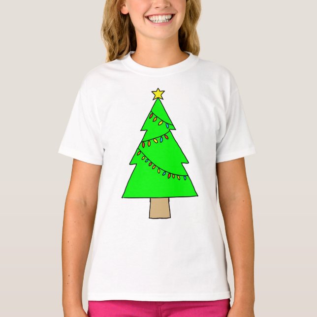 Christmas tree  T-Shirt (Front)