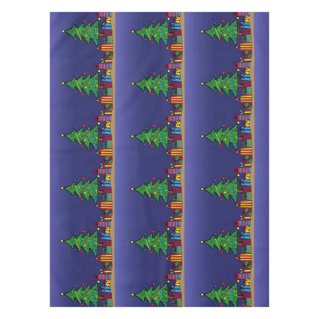Christmas tree tablecloth (Front)