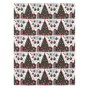 Christmas tree tablecloth