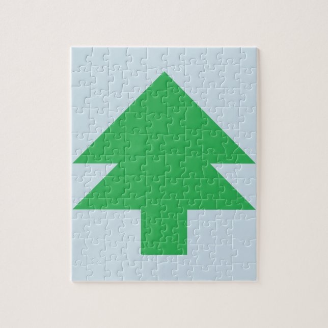 Christmas tree Tangram Jigsaw Puzzle (Vertical)
