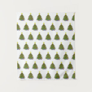 Christmas tree tapestry
