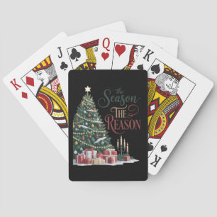Christmas Tree The Season The Reason Playing Cards