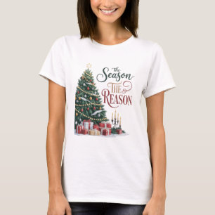 Christmas Tree The Season The Reason T-Shirt