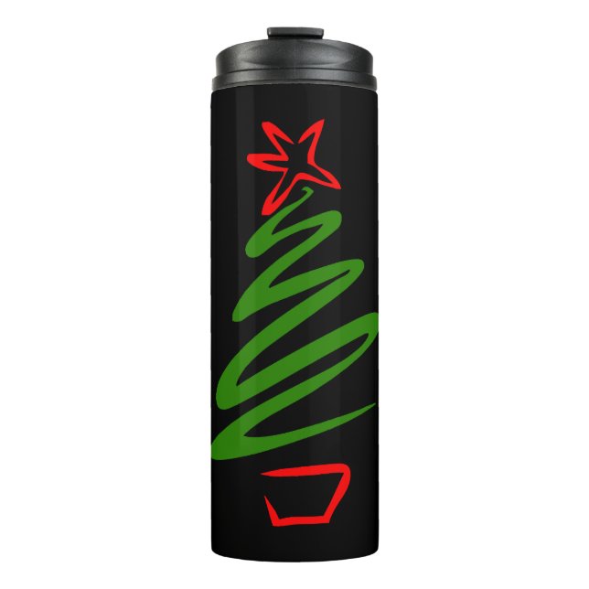 Christmas tree     thermal tumbler (Front)