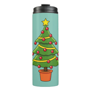 Christmas Tree Thermal Tumbler