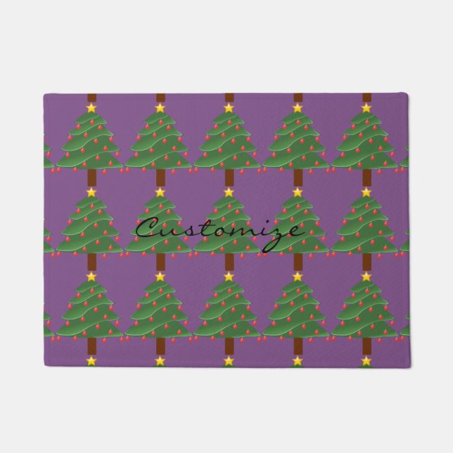 Christmas Tree Thunder_Cove Doormat (Front)