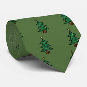 Christmas tree tie