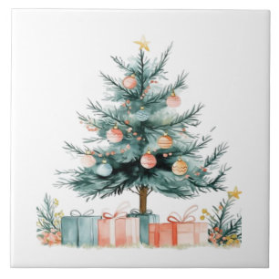 Christmas tree tile