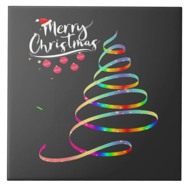 Christmas Tree   Tile (Front)