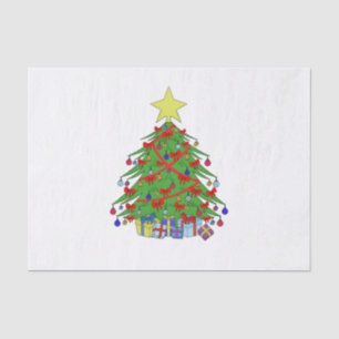 Christmas tree tissue paper