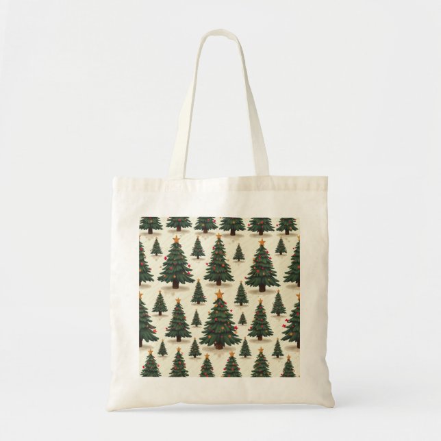Christmas tree tote Bags (Front)