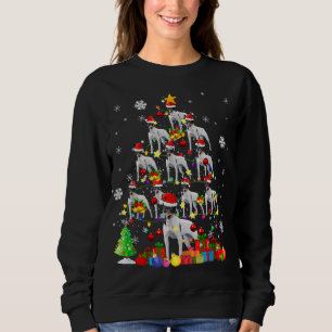 Christmas Tree Toy Fox Terrier Christmas Santa Dog Sweatshirt