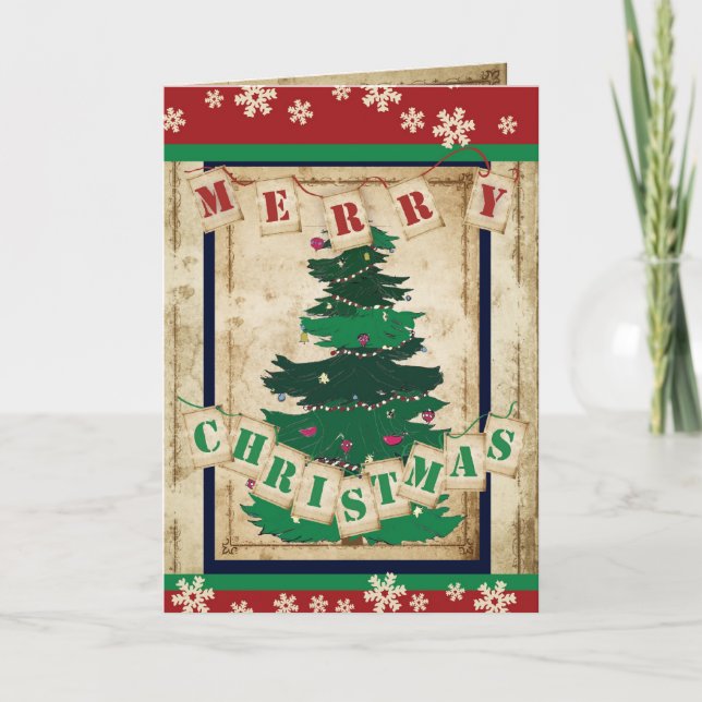 Christmas Tree Tradition Holiday Card (Front)