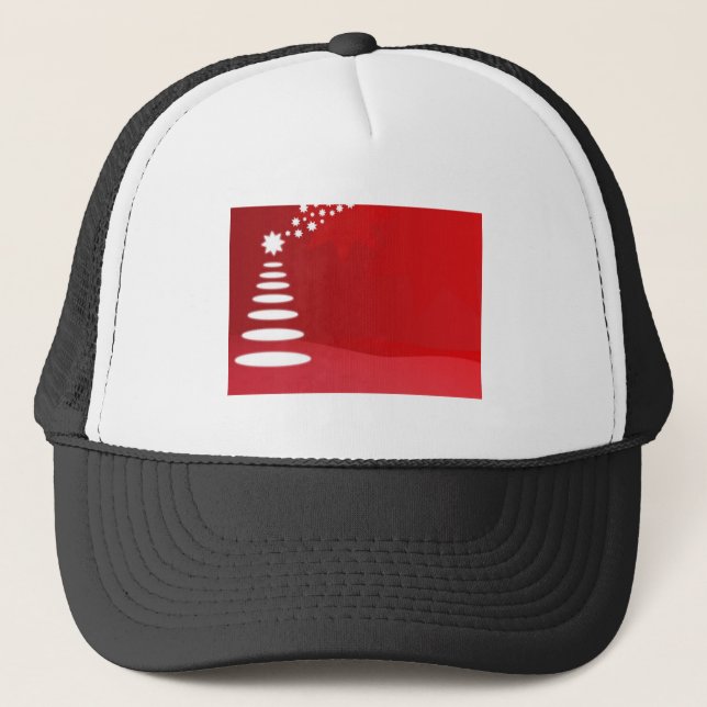 Christmas Tree Trucker Hat (Front)