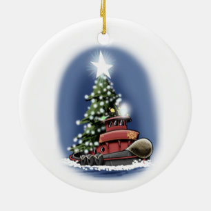 Christmas Tree tug Ceramic Tree Decoration