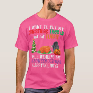 Christmas Tree Turkey, Happy Holidays, Christmas L T-Shirt
