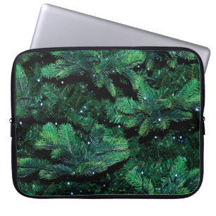 Christmas tree twigs sapling pine laptop sleeve