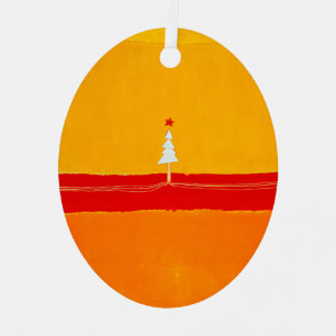 Christmas Tree, Vintage, Abstract  Metal Tree Decoration