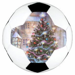 Christmas Tree Vintage Football