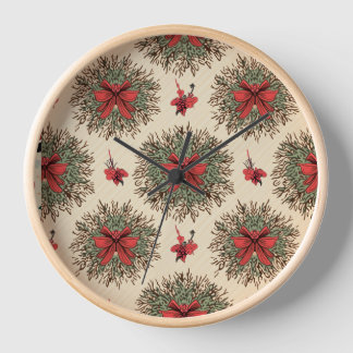 Christmas Tree Wall Clock