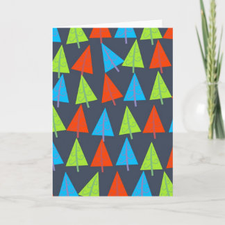 Christmas Tree Wallpaper Holiday Card